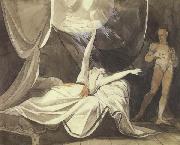 Henry Fuseli Kriemhilde Sees the Dead Sikegfried in a Dream (mk45) oil on canvas
